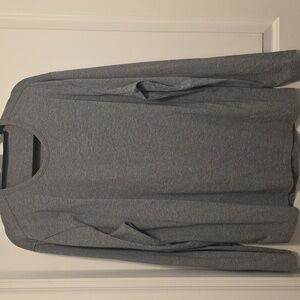 #60 Men's Grey Lululemon Long-Sleeve T-Shirt Size XXL, 24" P2P